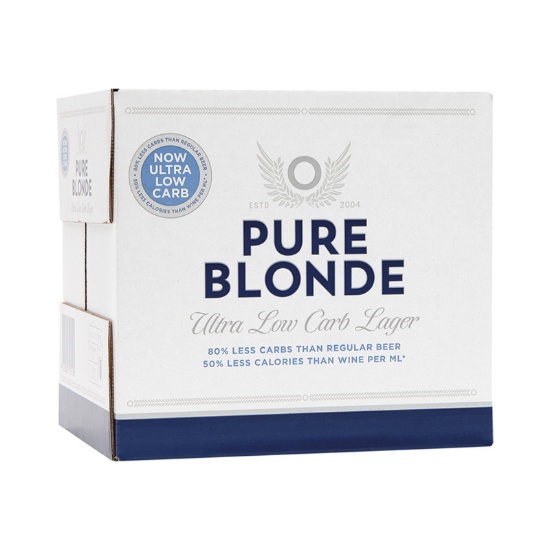 Picture of Pure Blonde Ultra Low-Carb Lager Bottles 12x355ml