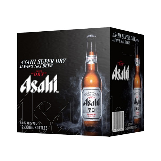 Picture of Asahi Super Dry Bottles 12x330ml