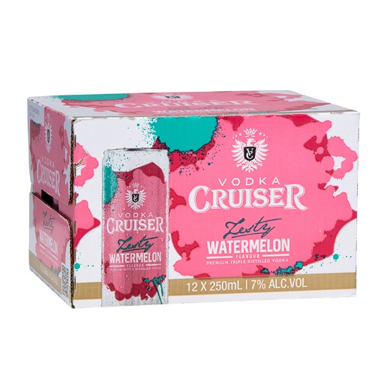 Picture of Cruiser Zesty Watermelon 7% Cans 12x250ml