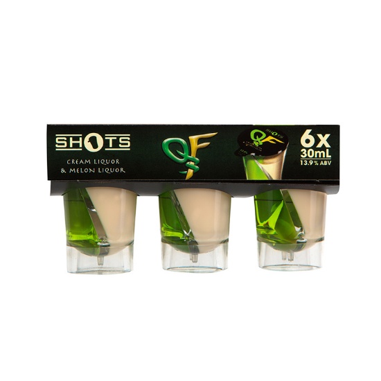 Picture of Shots QF Irish Cream & Melon Liqueur 6x30ml