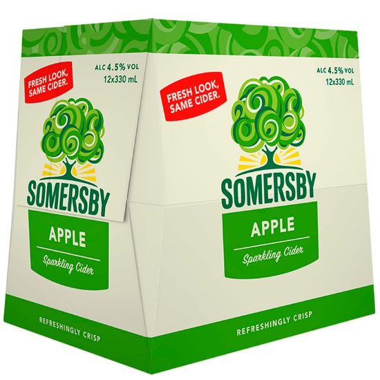 Picture of Somersby Apple Cider Bottles 12x330ml