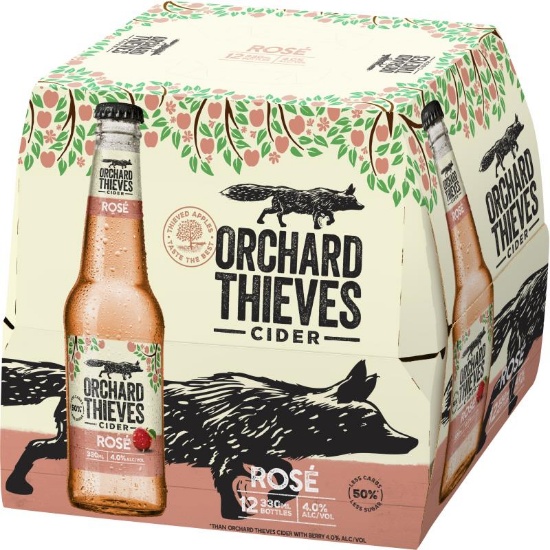 Picture of Orchard Thieves Rosé Bottles 12x330ml