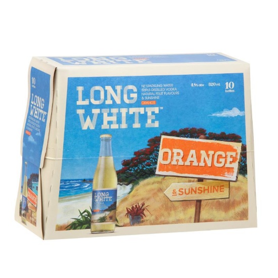 Picture of Long White Vodka Orange 4.8% Bottles 10x320ml