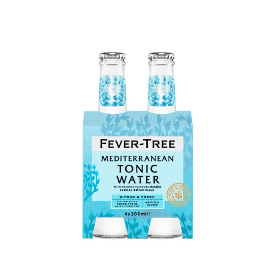 Picture of Fever-Tree Mediterranean Tonic Water Bottles 4x200ml