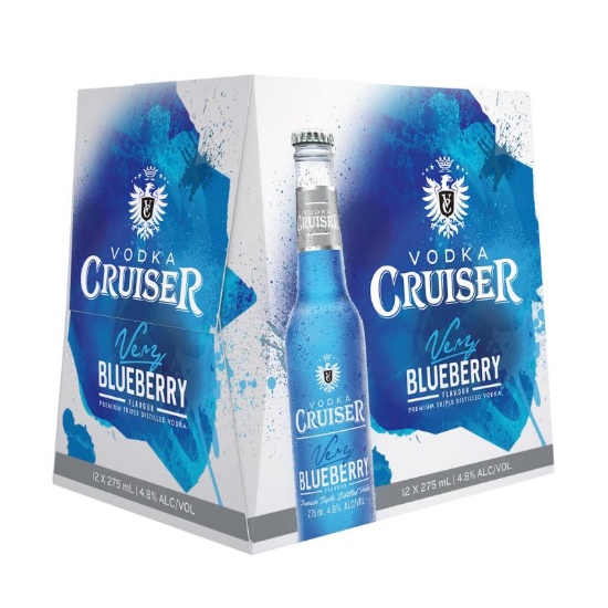 Picture of Cruiser Very Blueberry 4.8% Bottles 12x275ml